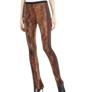 BCBGMaxAzaria Womens Pants Sz Medium M Mocchiato Combo Arlo Stretch Leggings